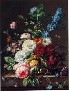 unknow artist Floral, beautiful classical still life of flowers 08 painting